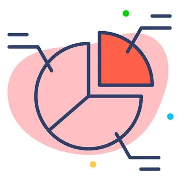 Analysis Finance Related Vector Line Icon. Editable Stroke Pixel Perfect. Illustrazione stock