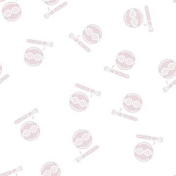 Analysis flask genetic molecule glyph seamless pattern イラスト素材
