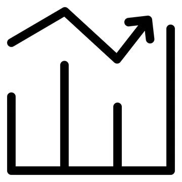 Analysis glyph icon isolated on white background Stock Illustration