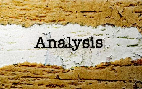 Analysis  grunge concept Stock Illustration