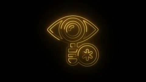Analysis Icon Isolated on Black Background Data Research Symbol Design Video stock 331712491