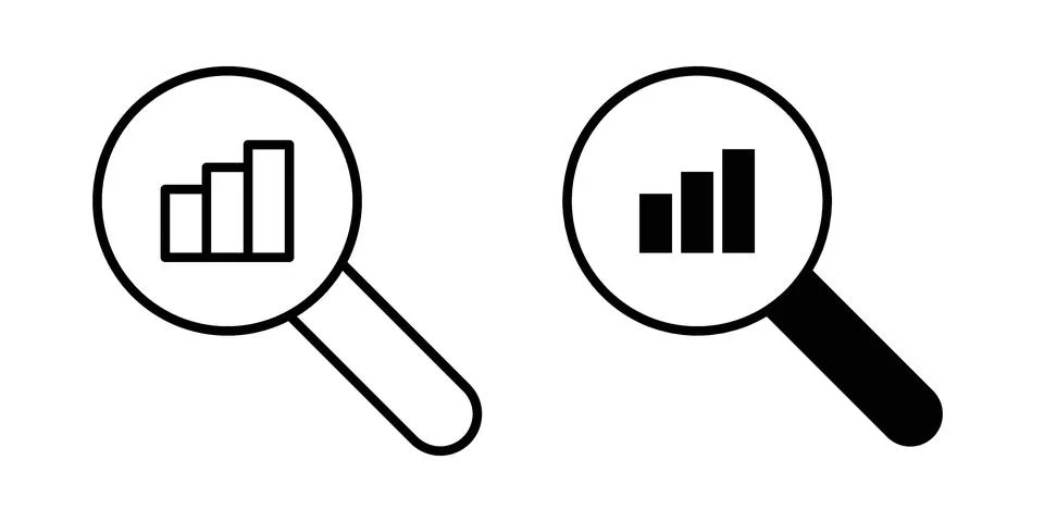 Analysis icon vector design. EPS10 Stock Illustration
