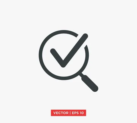 Analysis Icon Vector Illustration Design Editable Resizable EPS 10 Stock Illustration