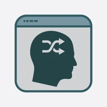 Analysis Ideas Symbol In Frame Stock Illustration