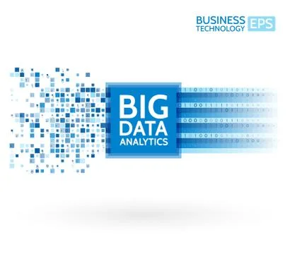 Analysis of Information. Data mining visualization. Abstract digital sorting  Stockillustratie