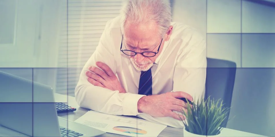 Analysis of marketing data, geometric pattern Foto stock