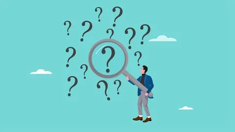 Analysis of problems or irregularities, investigate the root cause of an in.. Stock Illustration