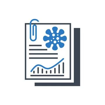 Analysis related vector glyph icon. Stock Illustration