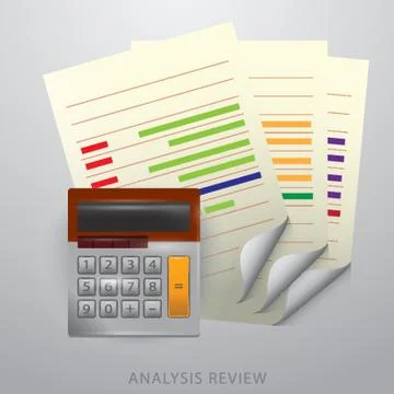Analysis Review Stock Illustration