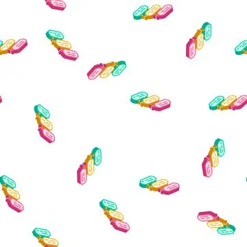 Analysis sequence isometric icon vector color illustration Stock Illustration