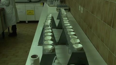 Analysis of soil samples in laboratory. Video stock 153814871