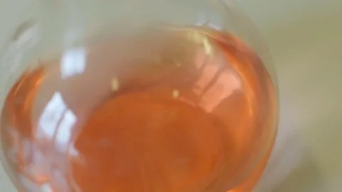 Analysis of the substance in a glass 库存影片 81694993