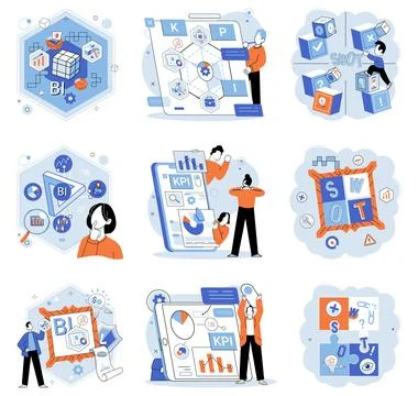 Analysis tool. The concept user experience influences product design. A well Stock Illustration