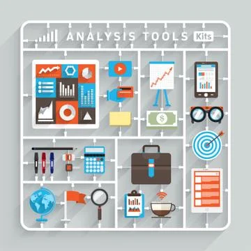Analysis Tools Stock Illustration