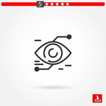 Analysis vector icon Stock Illustration