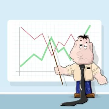 Analyst Stock Illustration