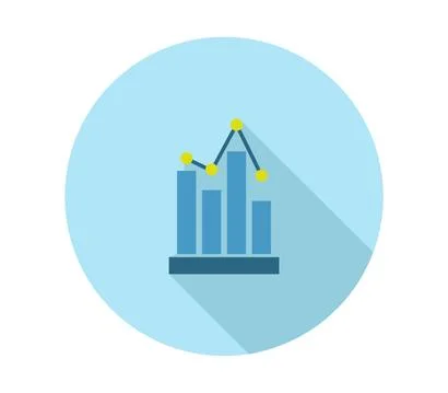 Analytic icon illustrated in vector on white background Stock Illustration