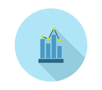 Analytic icon illustrated in vector on white background Stock Illustration