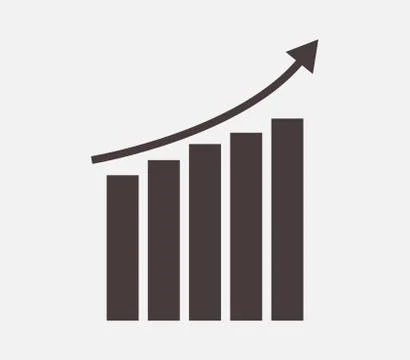 Analytic icon on white background Stock Illustration