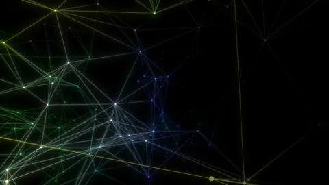 Analytical network.Artificial intelligence coding computer language.Seamless Video stock 108615038