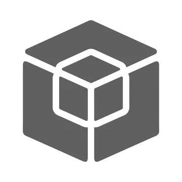 Analytical, olap, big data icon. Gray vector graphics. Stock Illustration