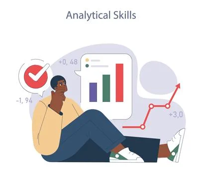 Analytical Skills. Stock Illustration