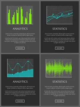 Analytics and Statistics Data Chart Representation Stock Illustration