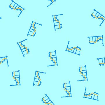 Analytics chart big data vector seamless pattern Stock Illustration