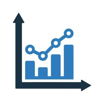 Analytics, chart, graph icon design Stock Illustration
