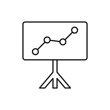 Analytics, chart, SEO icon. Simple line, outline vector elements of commerce 스톡 일러스트