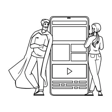 Analytics competitor analysis vector 스톡 일러스트
