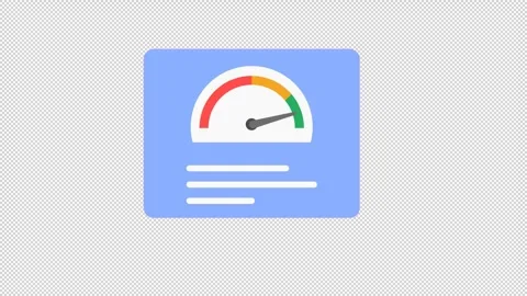 Analytics dashboard with trust meter 스톡 동영상 320508743
