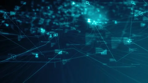 Analytics Digital Data Machine Learning Information Technology Stock Footage 277863910