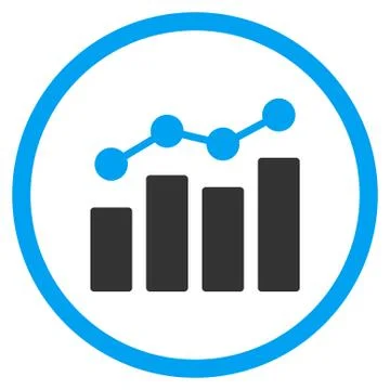 Analytics Flat Icon イラスト素材