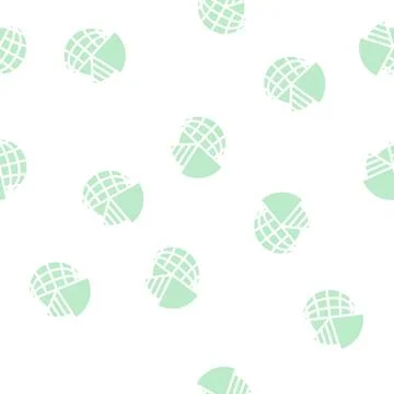 Analytics globalization glyph vector seamless pattern イラスト素材