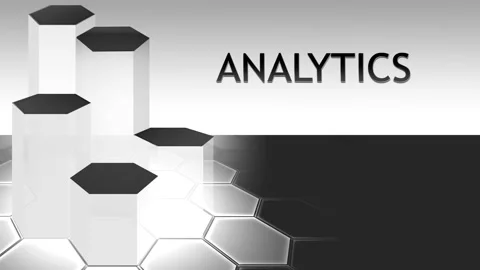 Analytics Graph Abstract Minimal Black and White Animation Stock Footage 139950431