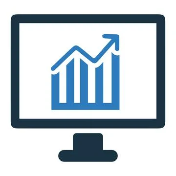 Analytics, growth graph icon design Stock Illustration