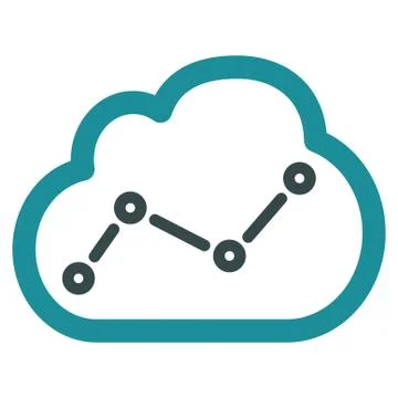Analytics icon from Business Bicolor Set Stock Illustration