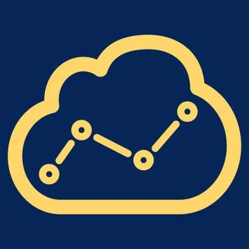Analytics icon from Business Bicolor Set 스톡 일러스트