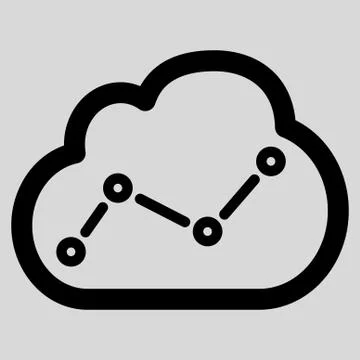 Analytics icon from Business Bicolor Set 스톡 일러스트