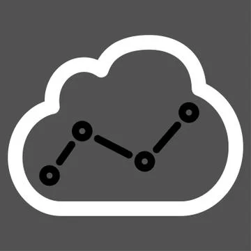 Analytics icon from Business Bicolor Set Stock Illustration