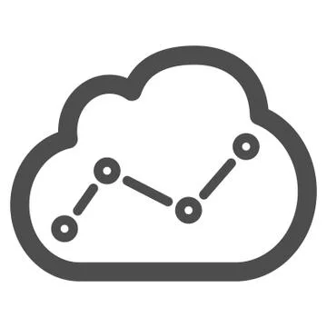 Analytics icon from Business Bicolor Set Stock Illustration