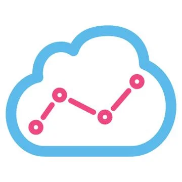 Analytics icon from Business Bicolor Set 스톡 일러스트