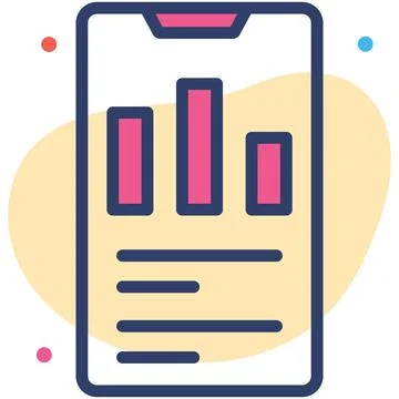 Analytics Icon. User interface Vector Illustration, As a Simple Vector Sign.. イラスト素材