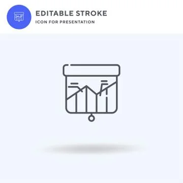 Analytics icon vector, filled flat sign, solid pictogram isolated on white, logo Stock Illustration