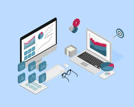 Analytics Stock Illustration