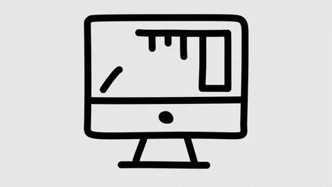 Analytics infographic on computer screen Icon Animation. Motion graphics 4k Stock Footage 153495964