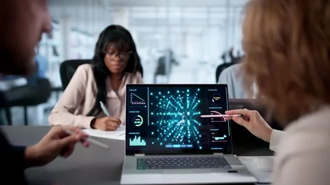 Analytics Learning Research Engineers Stock Footage 321551312