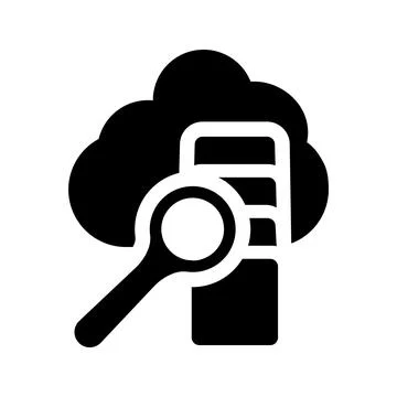 Analytics, olap, big data icon. Stock Illustration