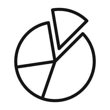 Analytics Pie Chart Icon Perfect for Data Visualization and Reporting 스톡 일러스트